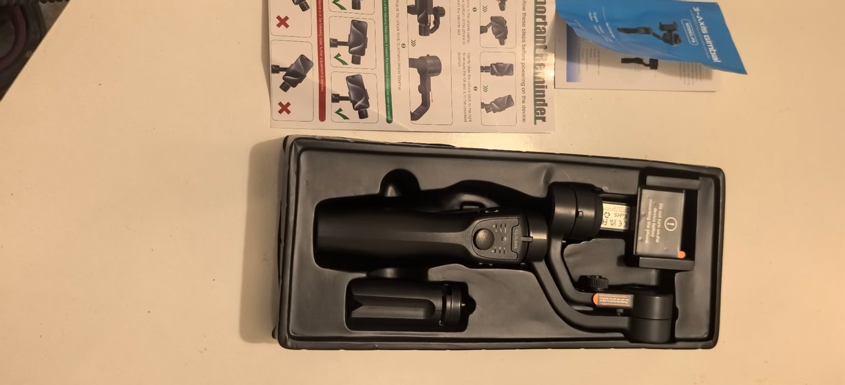 3 Eksenli Gimbal Selfie Çubuğu ve Tripod - Görsel 2