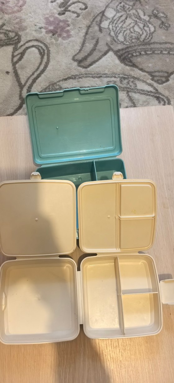 Çocuklar için renkli beslenme kutuları ve suluk - Görsel 3