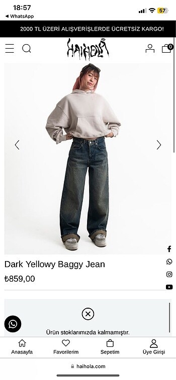 haihola baggy jeans y2k eskitme 