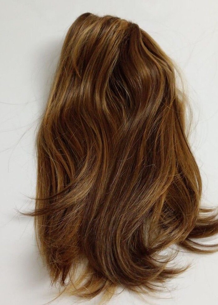 Gerçek saç dokusunda sentetik AT KUYRUĞU POSTİŞ 50 cm - Görsel 4