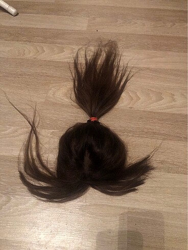 GERÇEK SAÇ TEPELİK..Baby ipek taban tepelik 60 cm hediyeli %100 - Görsel 7