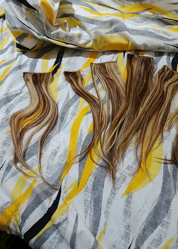 GERÇEK SAÇ RÖFLELİ 8 ADET CITCIT - Görsel 3