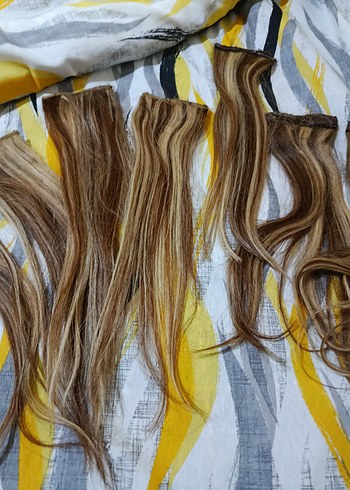 GERÇEK SAÇ RÖFLELİ 8 ADET CITCIT - Görsel 8