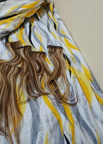 GERÇEK SAÇ RÖFLELİ 8 ADET CITCIT - Görsel 4