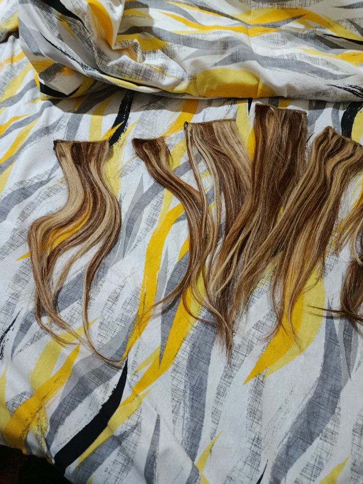 GERÇEK SAÇ RÖFLELİ 8 ADET CITCIT - Görsel 3