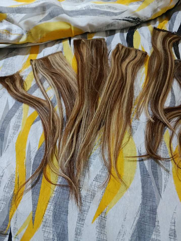 GERÇEK SAÇ RÖFLELİ 8 ADET CITCIT - Görsel 5