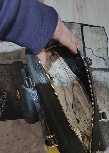 Pierre  Cardin orjinsl sıfır  Kadın Omuz Çantası Cüzdan Hediyeli - Görsel 5