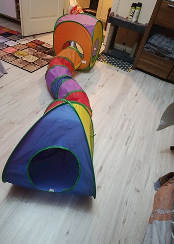 Katlanabilir Kedi Tüneli ve Küp Kombinasyonu en 2.10 cm açılınca - Görsel 3