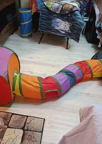 Katlanabilir Kedi Tüneli ve Küp Kombinasyonu en 2.10 cm açılınca - Görsel 2