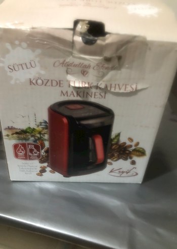 Kırmızı Kahve Makinesi - Görsel 2