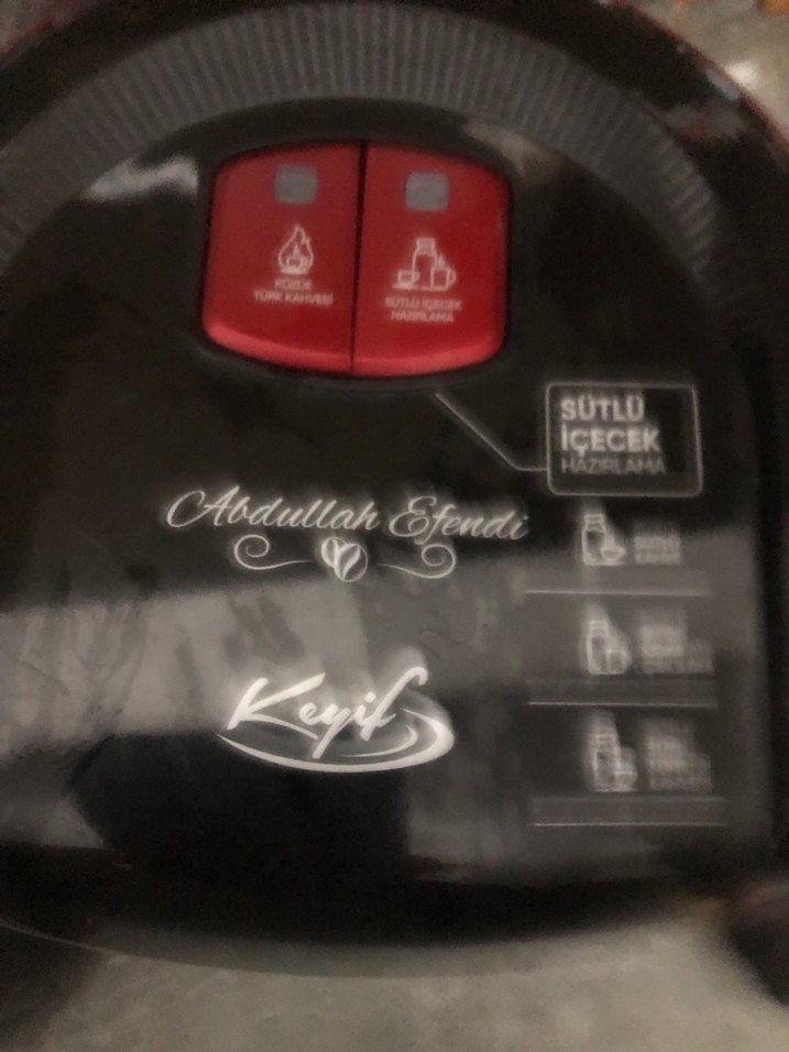 Kırmızı Kahve Makinesi - Görsel 3