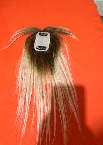 Gerçek saç balyajlı tepelik - Görsel 4