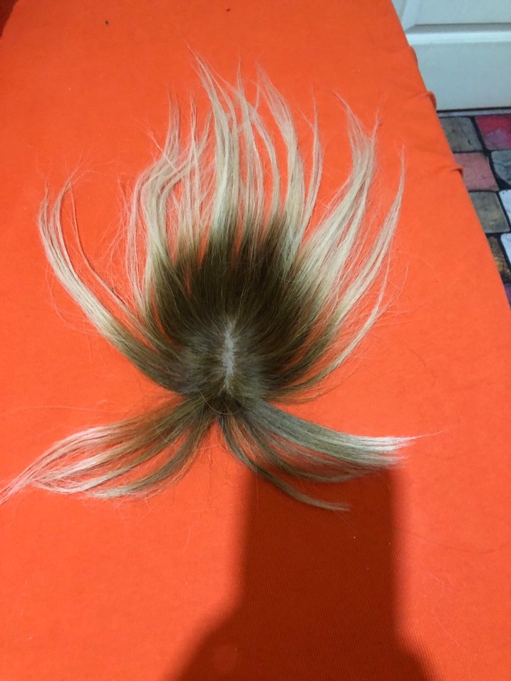 Gerçek saç balyajlı tepelik - Görsel 5