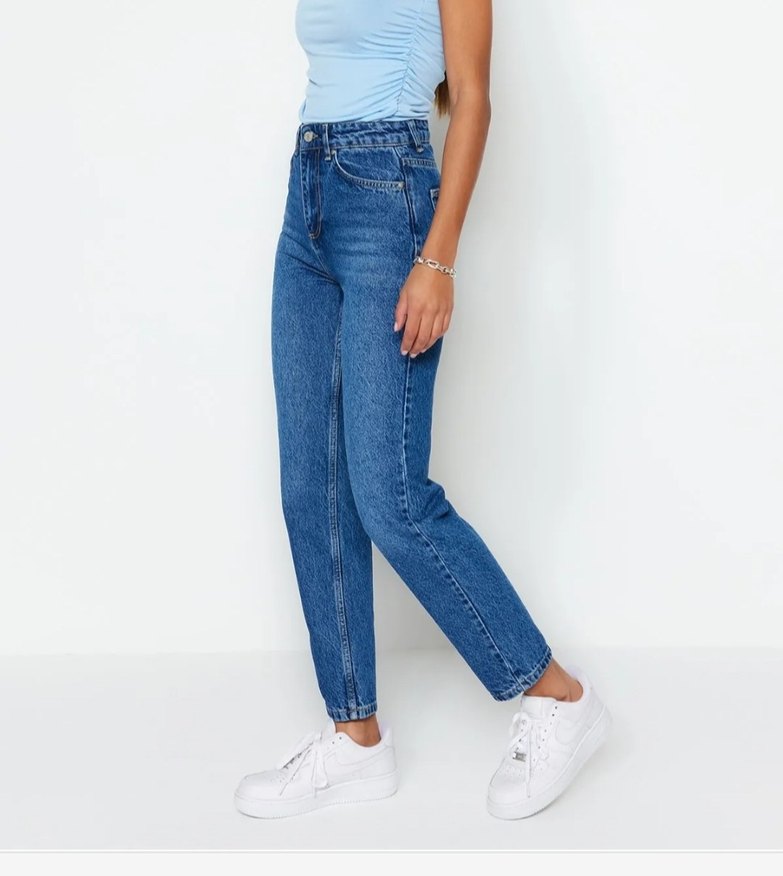 mom Denim Jean - Görsel 2