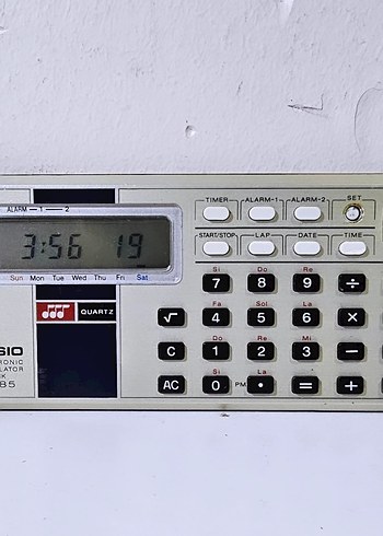 CASİO ML-85 ALARMLI HESAP MAKİNASI DENENMİŞTİR SORUNSUZ ÇALIŞMAK