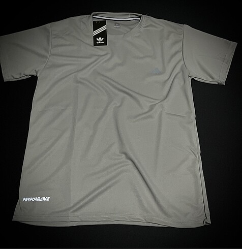 Adidas Gri Polyester Tişört