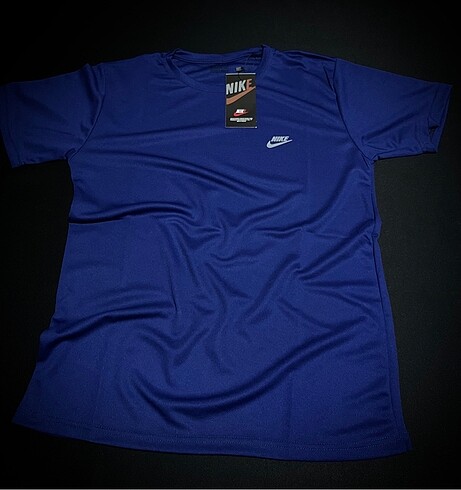 Nike Mavi Polyester Tişört
