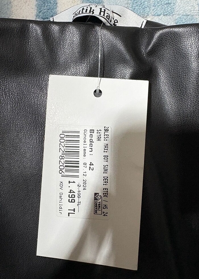 Butik Hare Deri Etek - Görsel 3