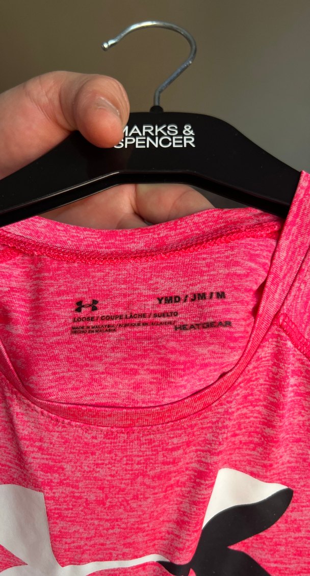 Pembe Under Armour Çocuk Tişörtü - Görsel 3