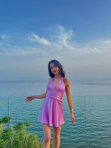 Zara Pembe Elbise