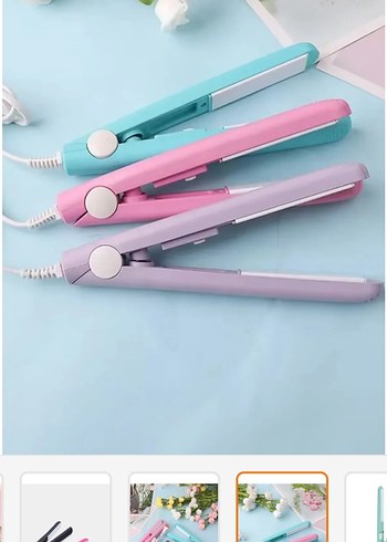 Pastel Pembe Saç Düzleştirici - Görsel 3
