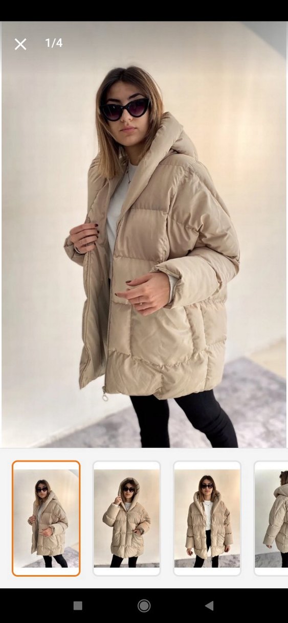 Vizyon Kapüşonlu Şişme Kadın Mont - Görsel 2