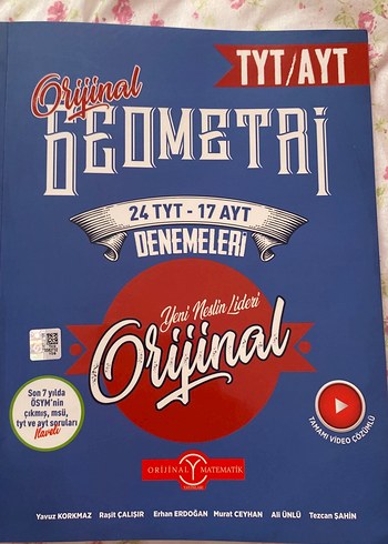 Orijinal Geometri TYT/AYT Deneme Kitabı