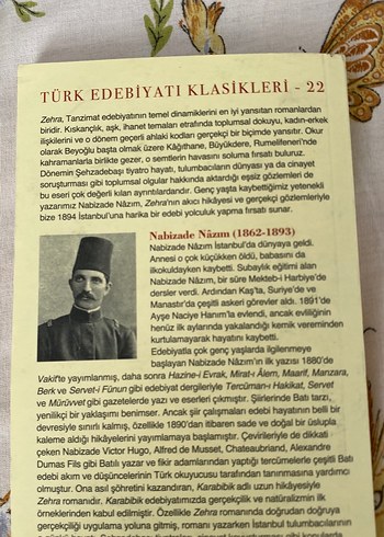 Beden Renk Nabizade Nazım - Zehra Türk Edebiyatı Klasikleri
