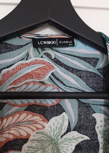 Çok Renkli Bohem Uzun Kimono - Görsel 3