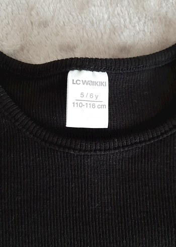 Kız Çocuk Siyah Fitilli Lcw Bluz - Görsel 4