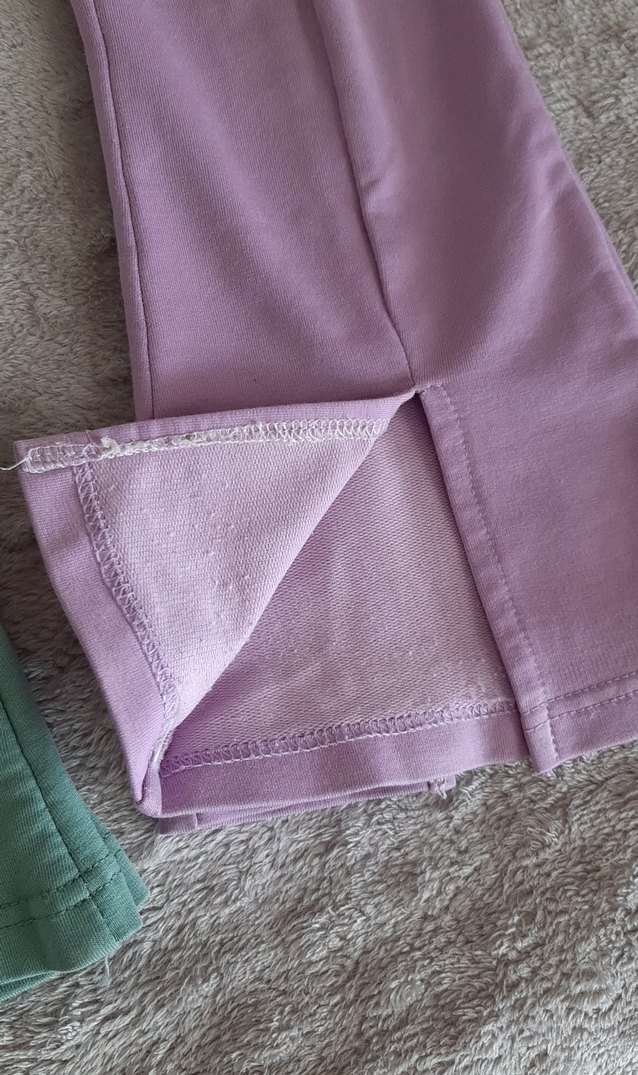 Kız Çocuk Pastel Renkli Esnek İspanyol Paça 3lü Tayt - Görsel 5