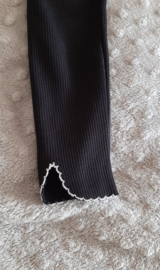 Kuromi Melody Siyah Kız Çocuk Polarlı Tayt - Görsel 4