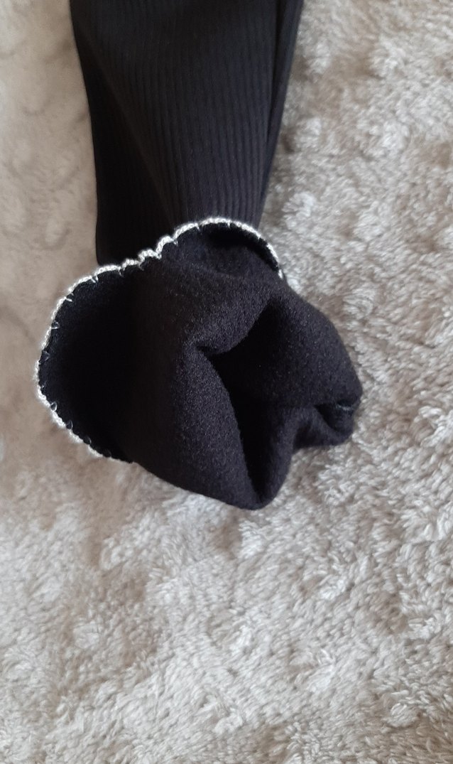 Kuromi Melody Siyah Kız Çocuk Polarlı Tayt - Görsel 5