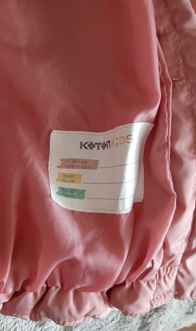 KOTON MARKA 4-5 YAŞ KIZ ÇOCUK KALIN MONT - Görsel 2
