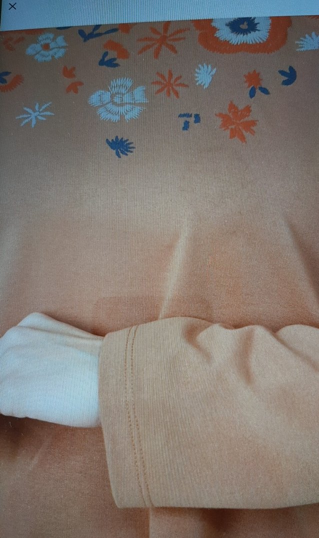 Alia Marka Nakışlı Bej Triko Tunik - Görsel 3