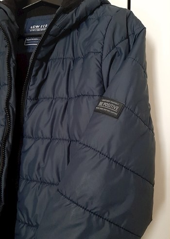 Lcw Erkek Çocuk Lacivert Kapüşonlu Fermuarlı Mont - Görsel 7