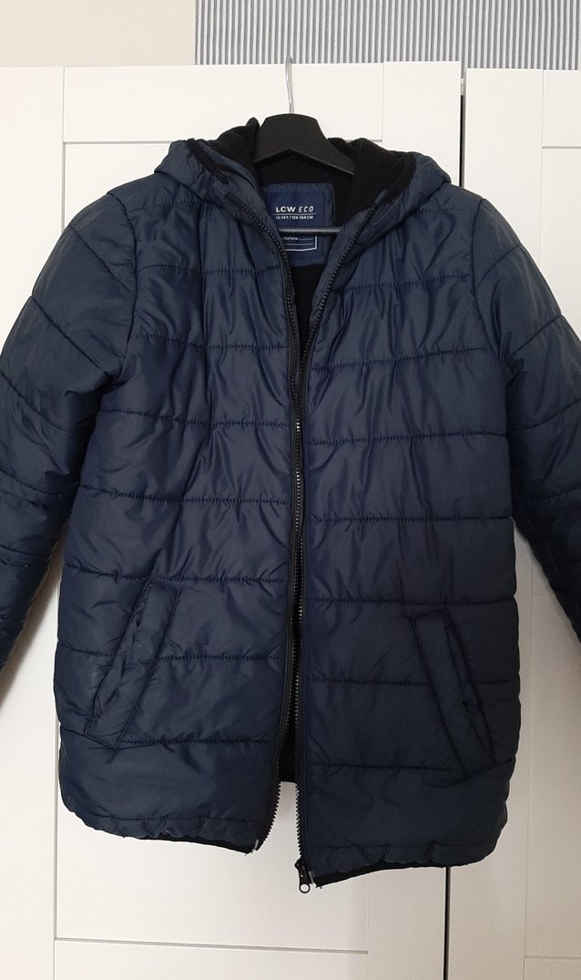 Lcw Erkek Çocuk Lacivert Kapüşonlu Fermuarlı Mont - Görsel 3