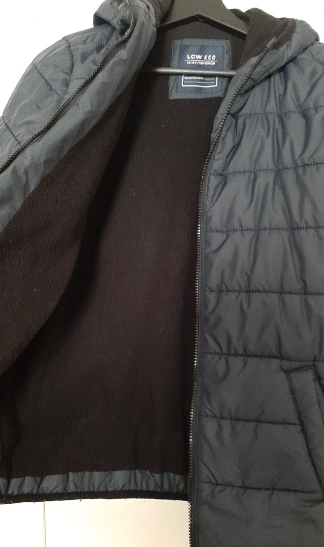 Lcw Erkek Çocuk Lacivert Kapüşonlu Fermuarlı Mont - Görsel 4