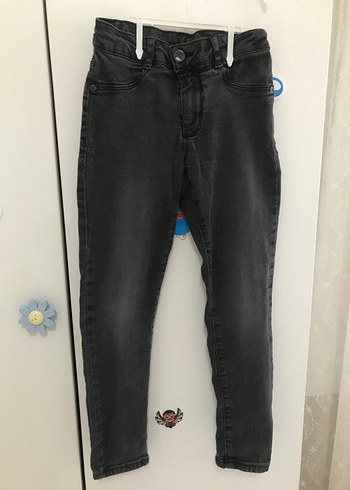 LC Waıkıkı Siyah kot pantolon 7/8 yaş kız çocuk