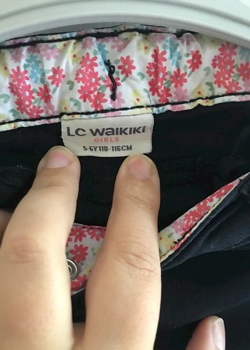 LC Waikiki Siyah Kız Çocuk Kot Şort 5/6yaş LC Waıkıkı