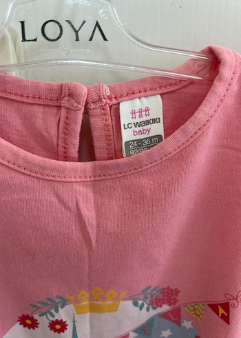 LC Waikiki Pembe Fırfırlı Kolsuz Kız Bebek Takımı