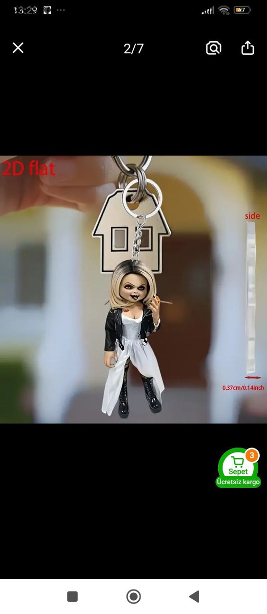 Korku Temalı Anahtarlık Figürleri - Görsel 3