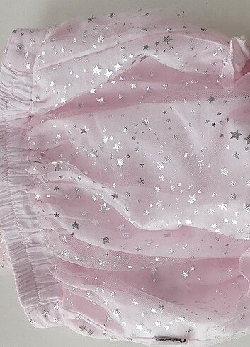 Pembe yaldızlı şık salopet - Görsel 4