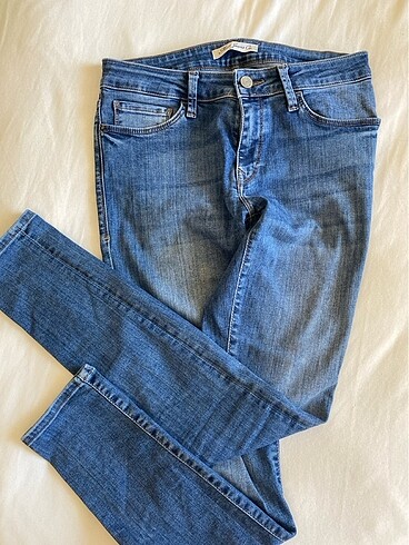 Erkek mavi jeans kot pantolon