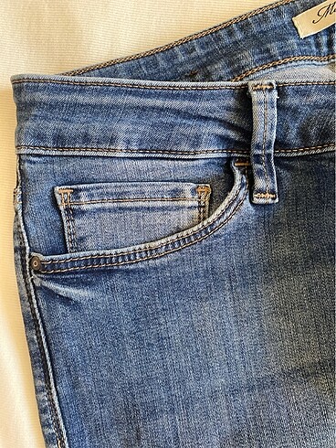 m Beden Erkek mavi jeans kot pantolon