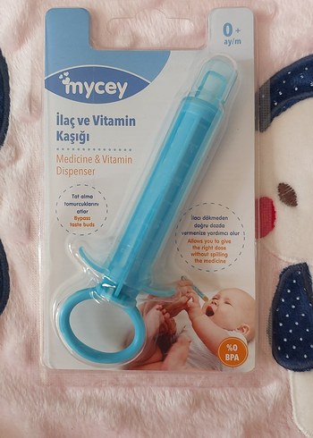 Mycey Bebek İlaç ve Vitamin Kaşığı 0+ ay