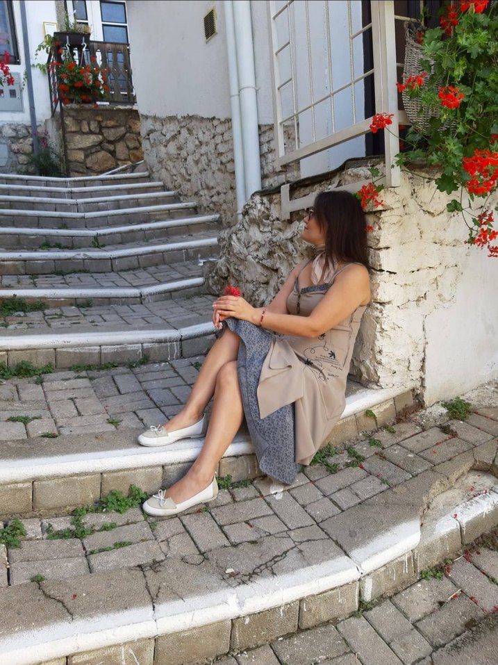 Bohem Etnik Desenli Uzun Askılı Elbise (yurtdışı) - Görsel 3