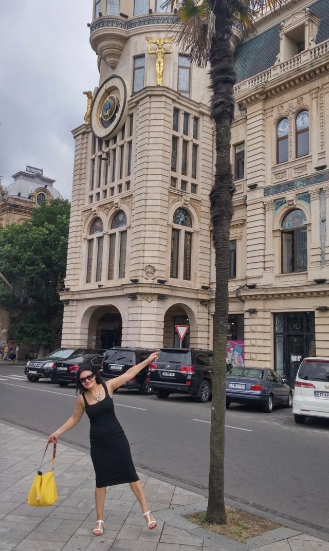 Siyah kare Yakalı Midi Kalem Elbise - Görsel 2