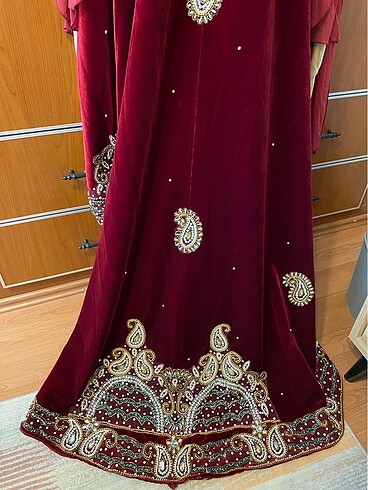 Diğer Seyranlı moda ağır işlemeli kadife bindallı
