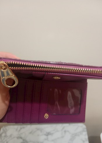 Beden bordo Renk Stradivarius Bordo Yılan Desenli Deri Cüzdan